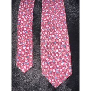 The Tie Bar Floral Cotton Neck Tie 100% Cotton 2.5” Wide 63” Long